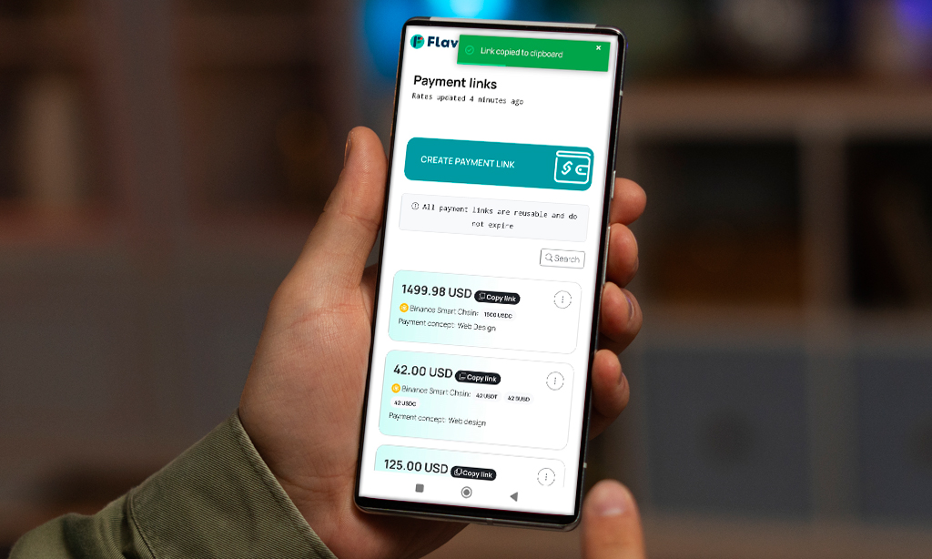 FlaviaPay product preview